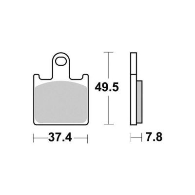 Brzdové destičky Sifam S1444N